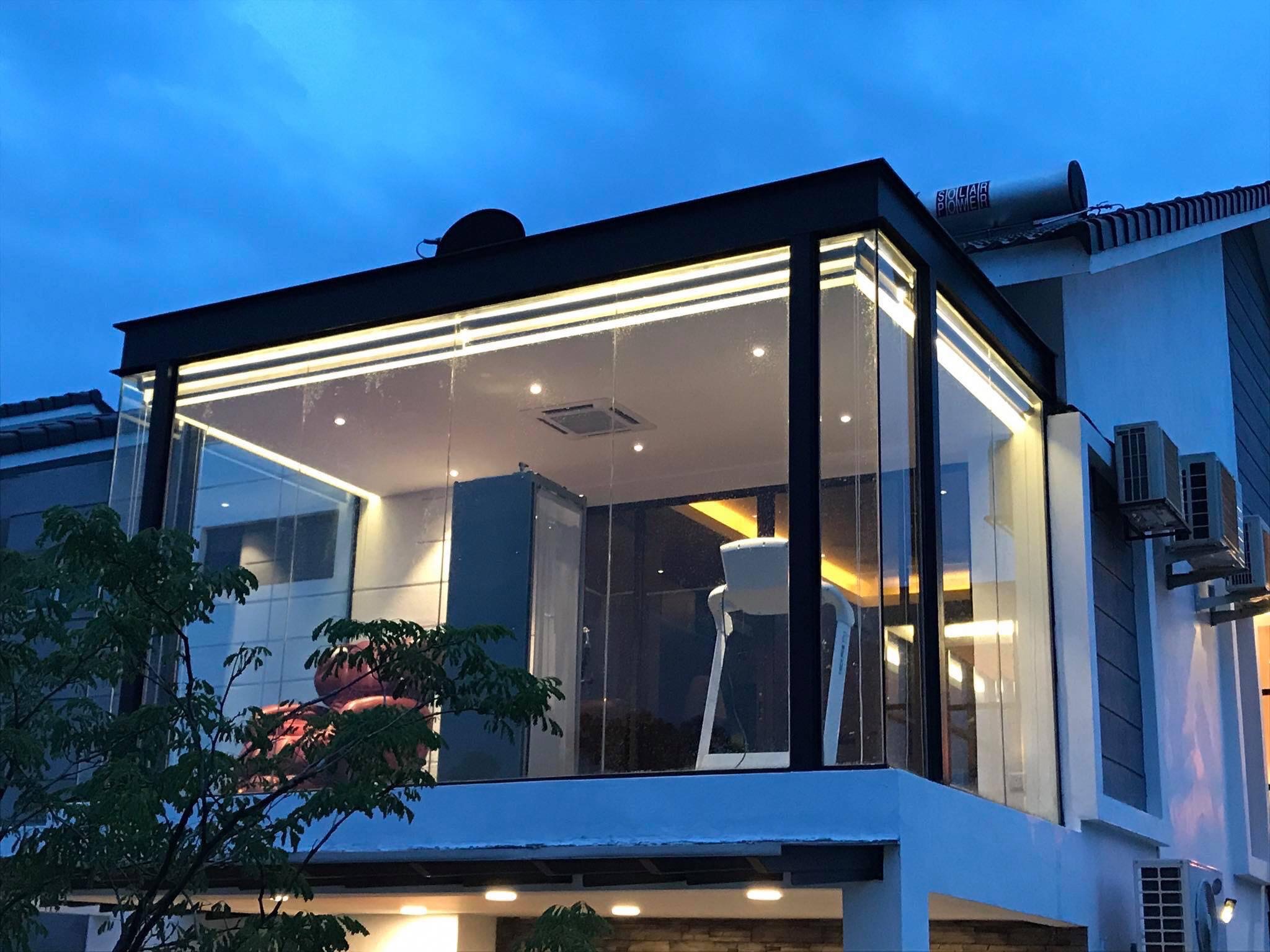 Glass House Extension | The One Steel Project Sdn Bhd